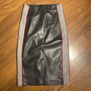 Zara S Leather office skirt Never worn